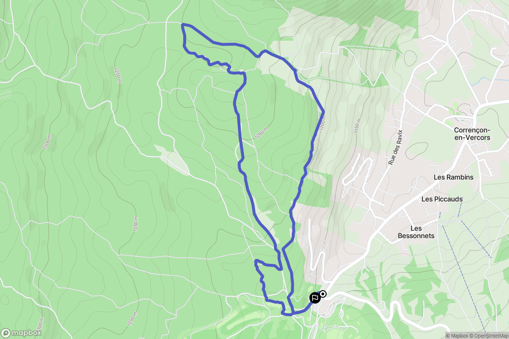 Corrençon-en-Vercors: routekaart voor buitenactiviteiten - France