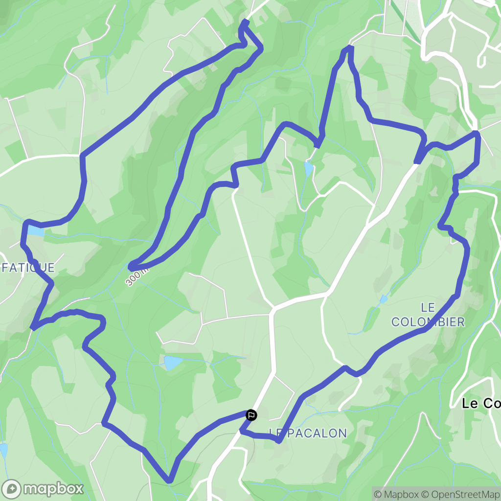 Loire-sur-Rhône : carte du parcours de randonnée - France
