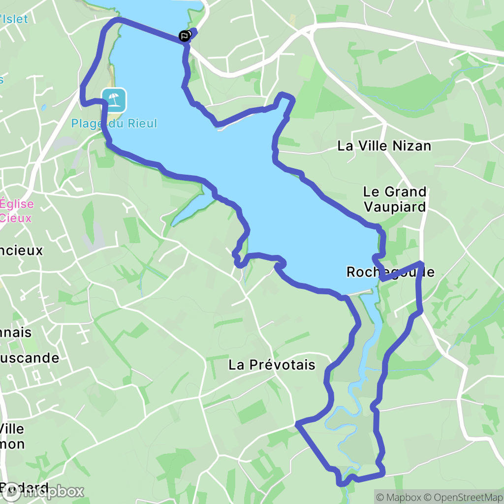 Saint-Briac-sur-Mer : carte du parcours de randonnée - France