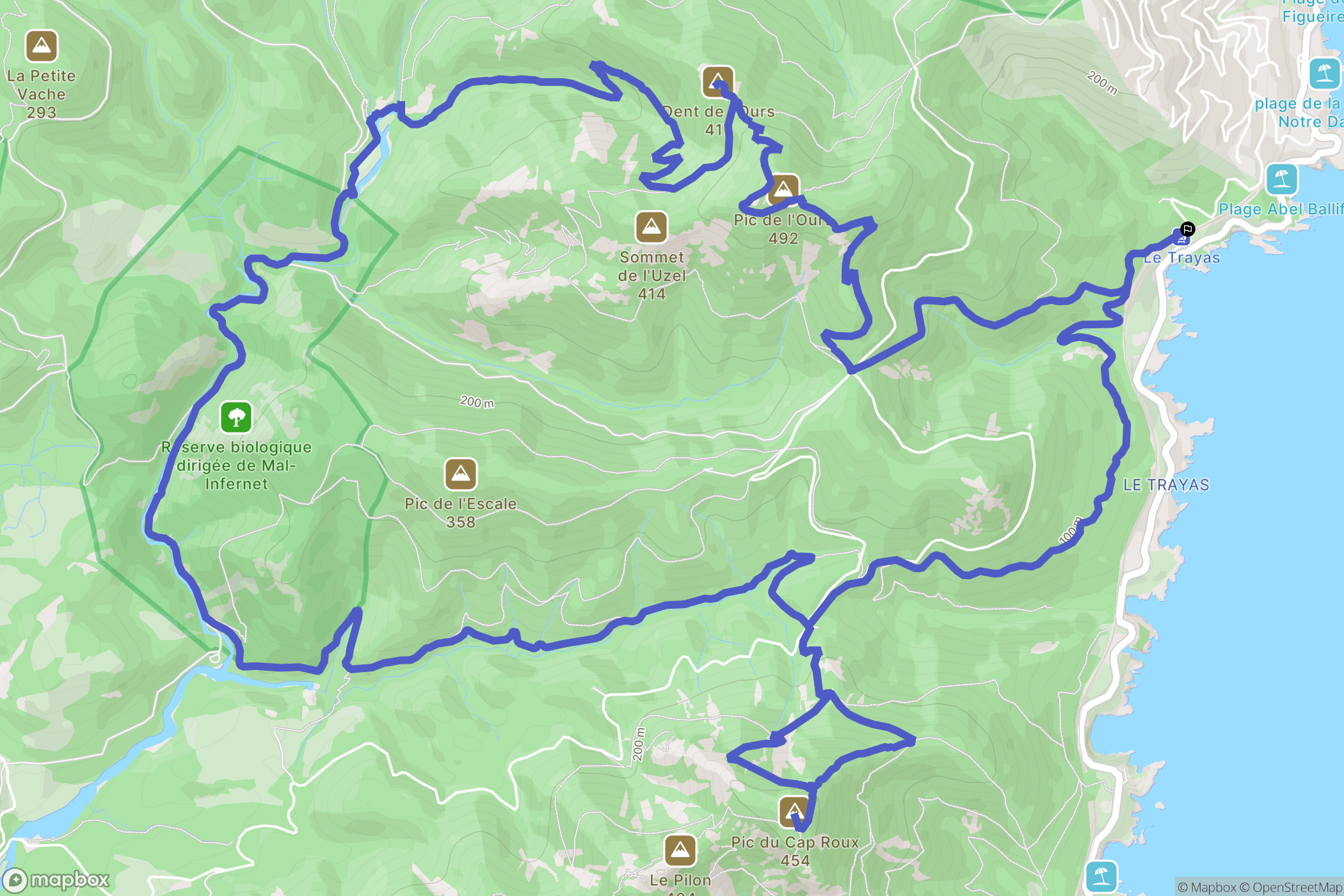Saint-Raphaël: routekaart voor buitenactiviteiten - France