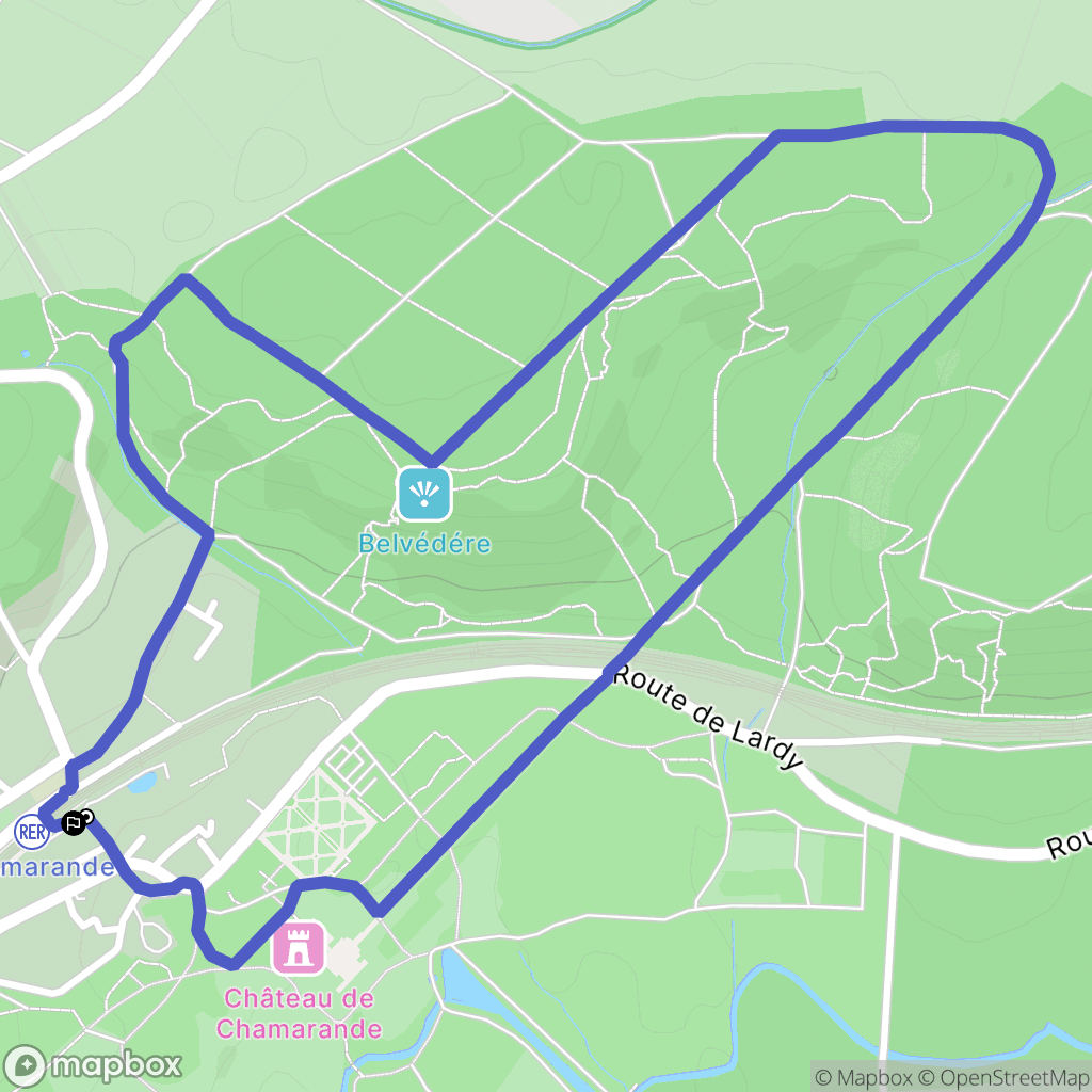 Chamarande: routekaart voor buitenactiviteiten - France