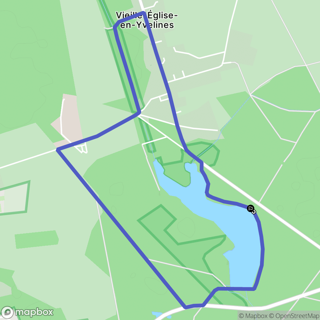 Vieille-Eglise-en-Yvelines: routekaart voor buitenactiviteiten - France