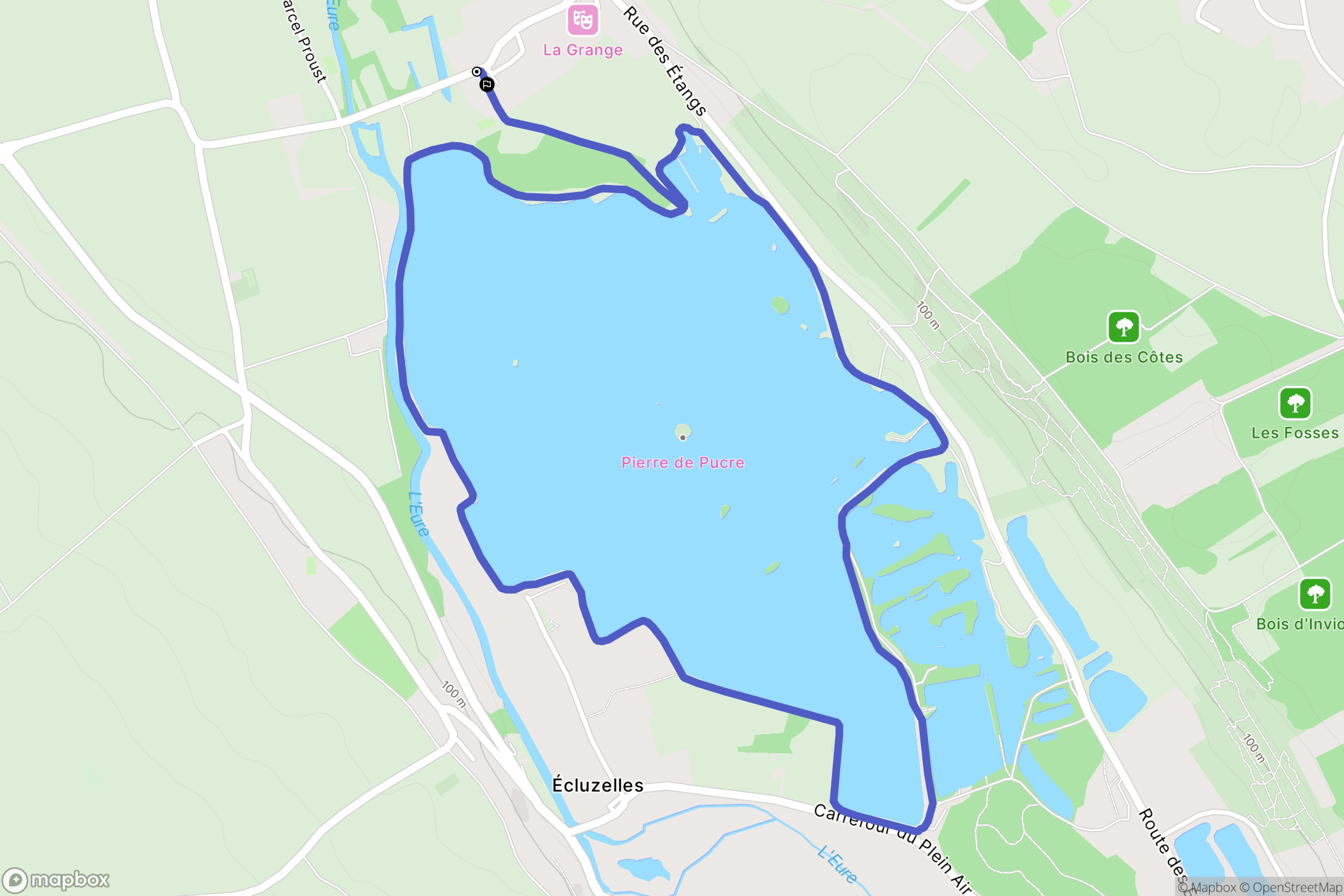 Mézières-en-Drouais: routekaart voor buitenactiviteiten - France