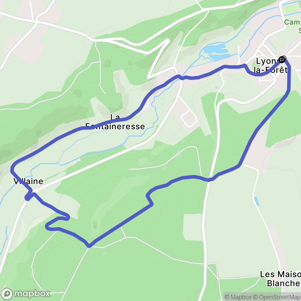 Lyons-la-Forêt: routekaart voor buitenactiviteiten - France