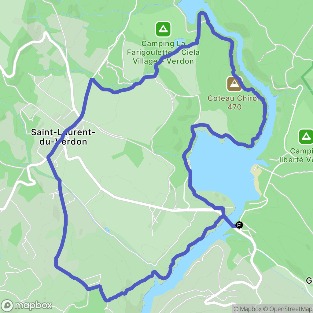 Quison : carte du parcours de randonnée - France