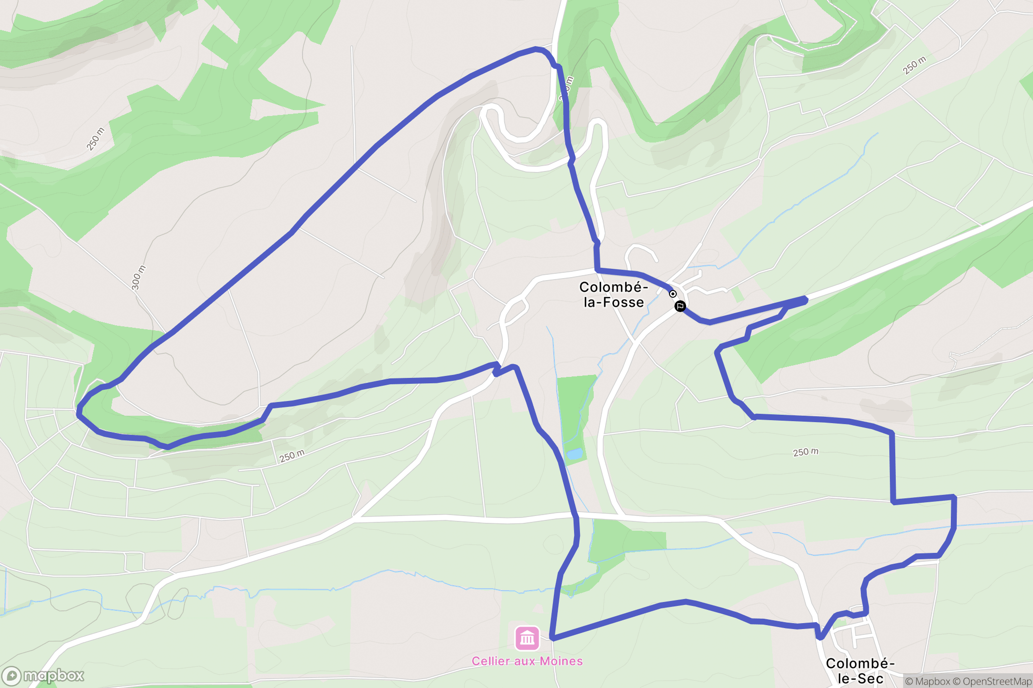 Colombé-la-Fosse: routekaart voor buitenactiviteiten - France