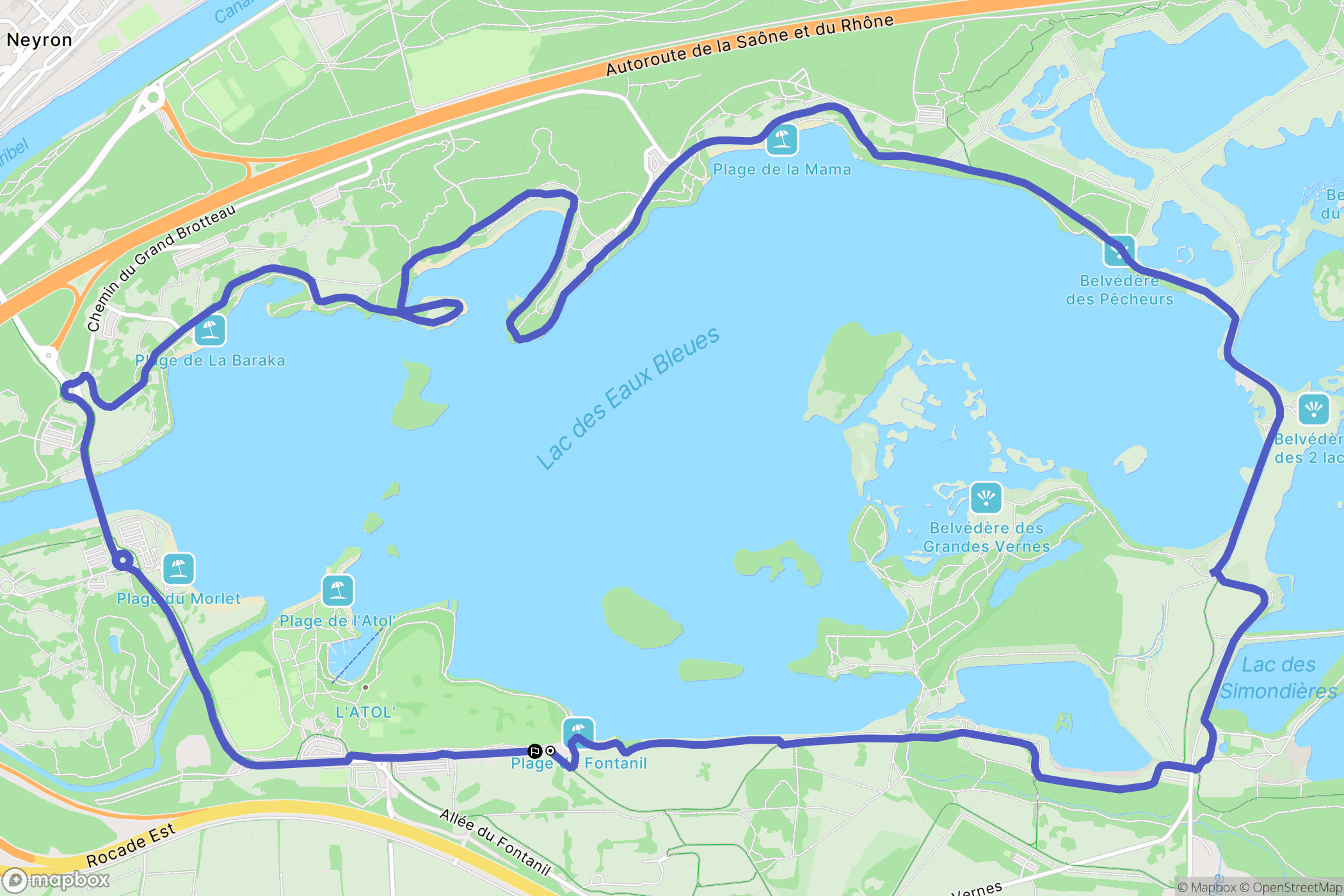 Vaulx-en-Velin: routekaart voor buitenactiviteiten - France