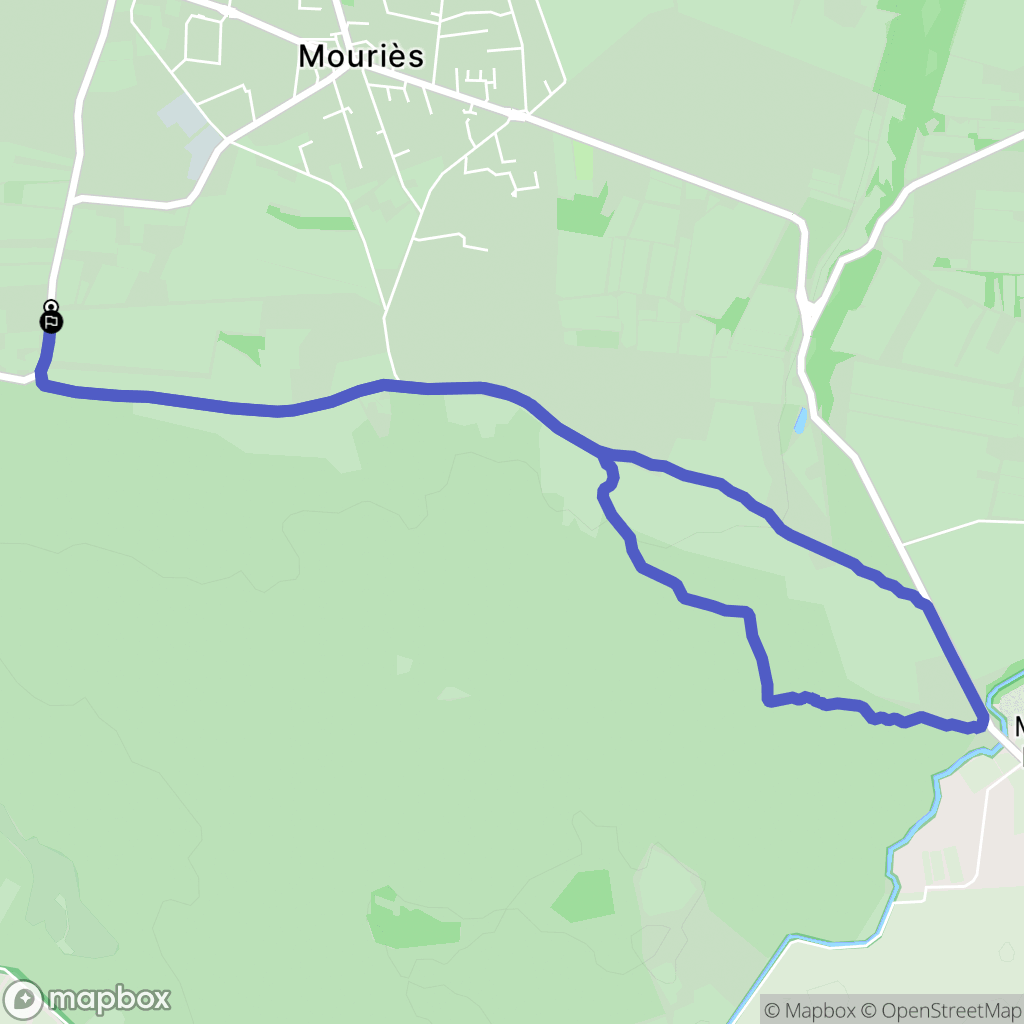 Mouriès: routekaart voor buitenactiviteiten - France
