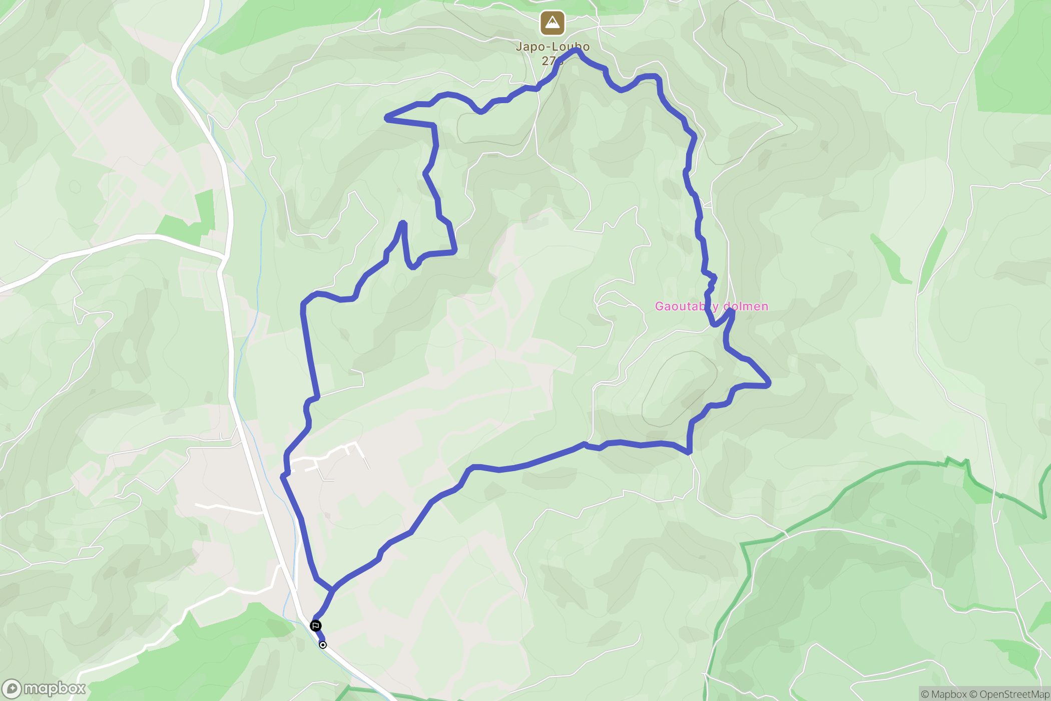La Londe-les-Maures : carte du parcours de randonnée - France