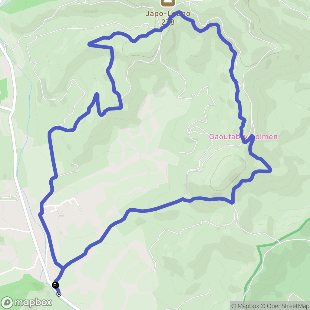 La Londe-les-Maures : carte du parcours de randonnée - France
