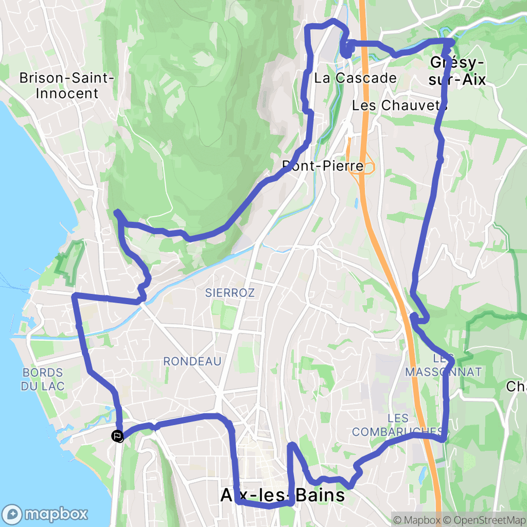 Aix-les-Bains: routekaart voor buitenactiviteiten - France