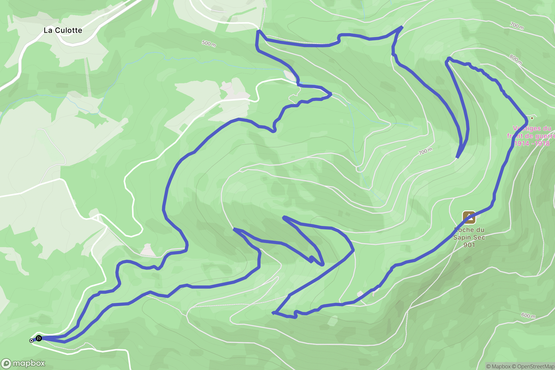 Pépinière du Paradis, Saint-Dié-des-Vosges: routekaart voor buitenactiviteiten - France
