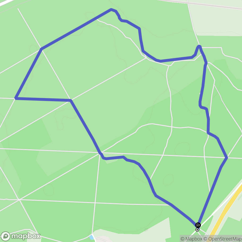 Gondreville : carte du parcours de randonnée - France
