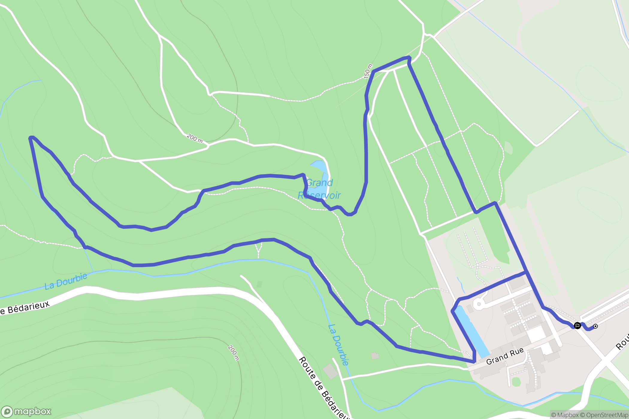 Villeneuvette: routekaart voor buitenactiviteiten - France