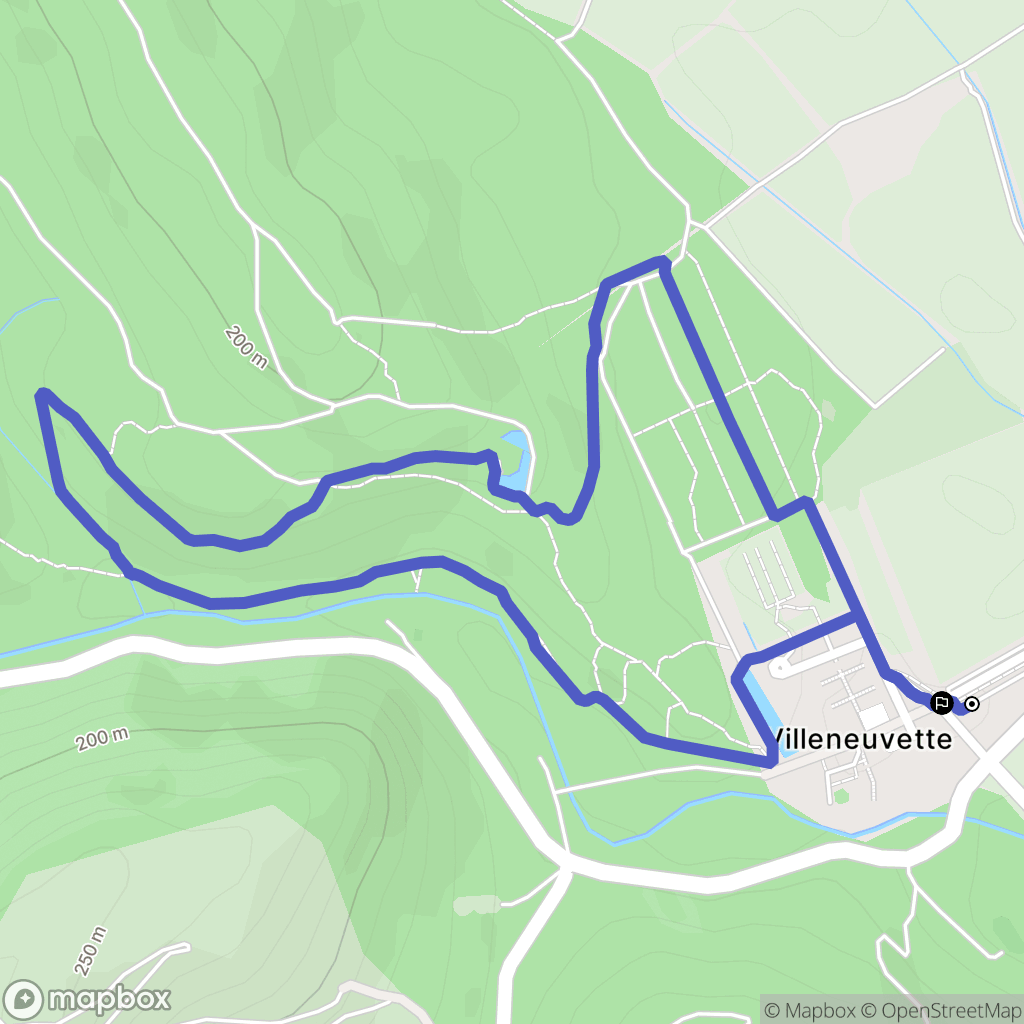 Villeneuvette: routekaart voor buitenactiviteiten - France