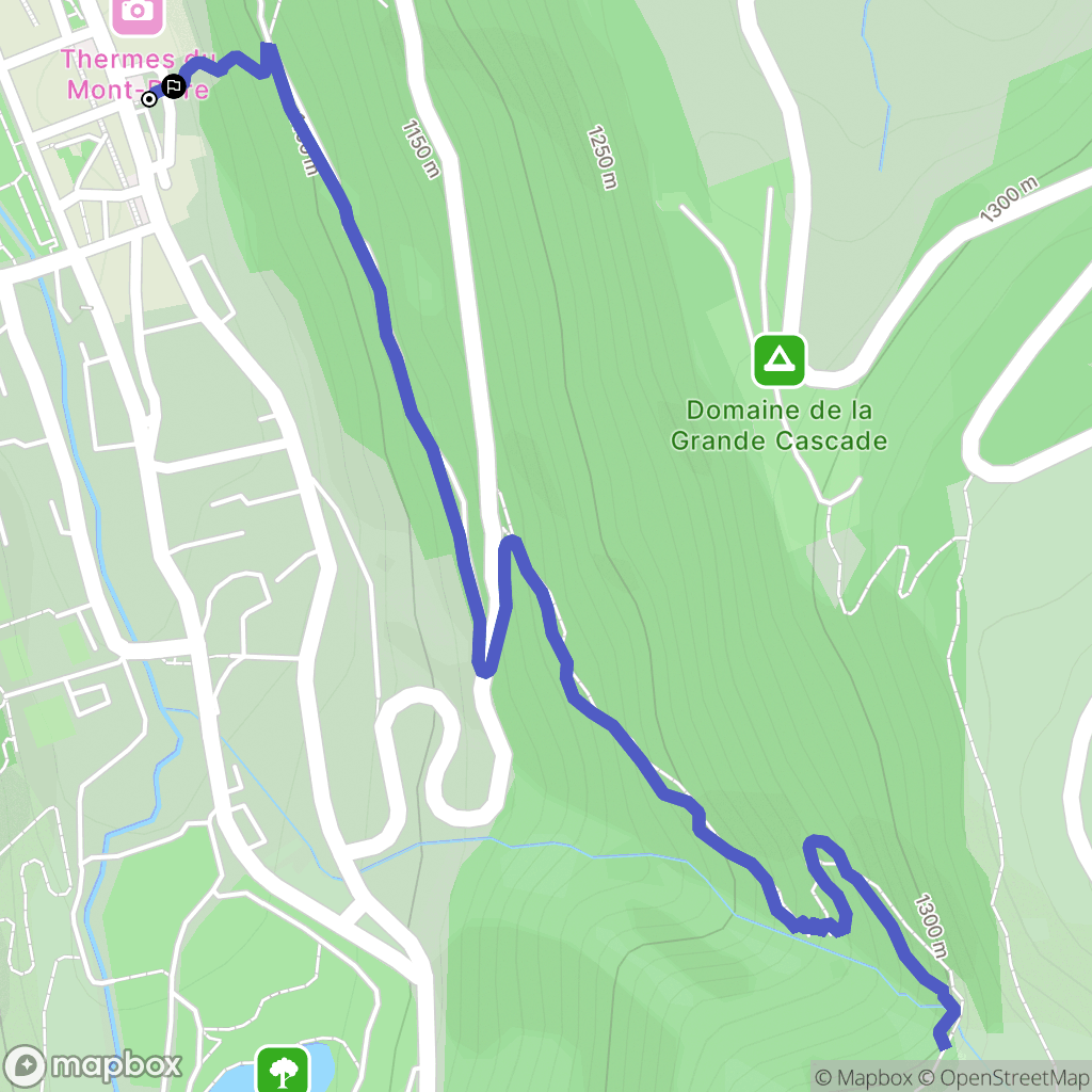 Mont-Dore: routekaart voor buitenactiviteiten - France