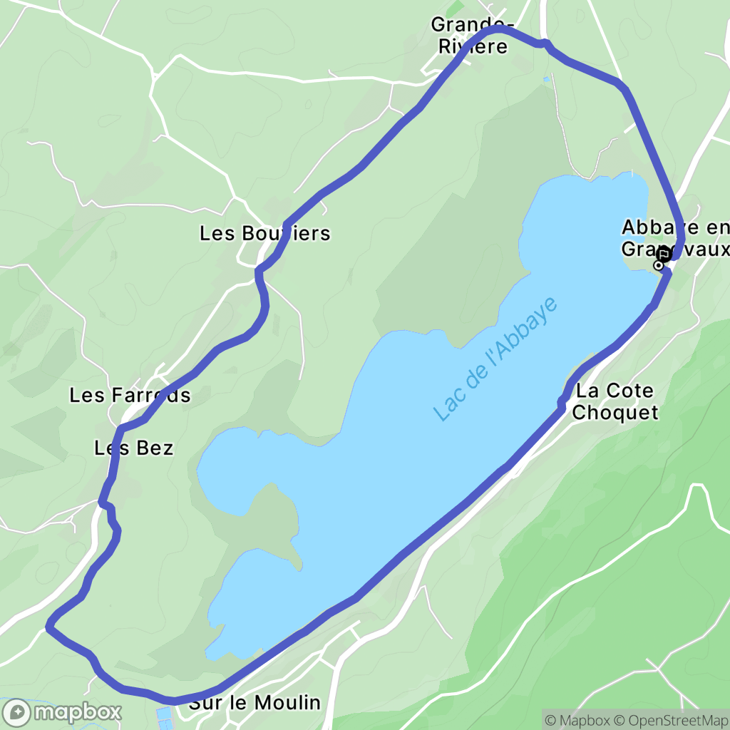 Grande-Rivière Château : carte du parcours de randonnée - France