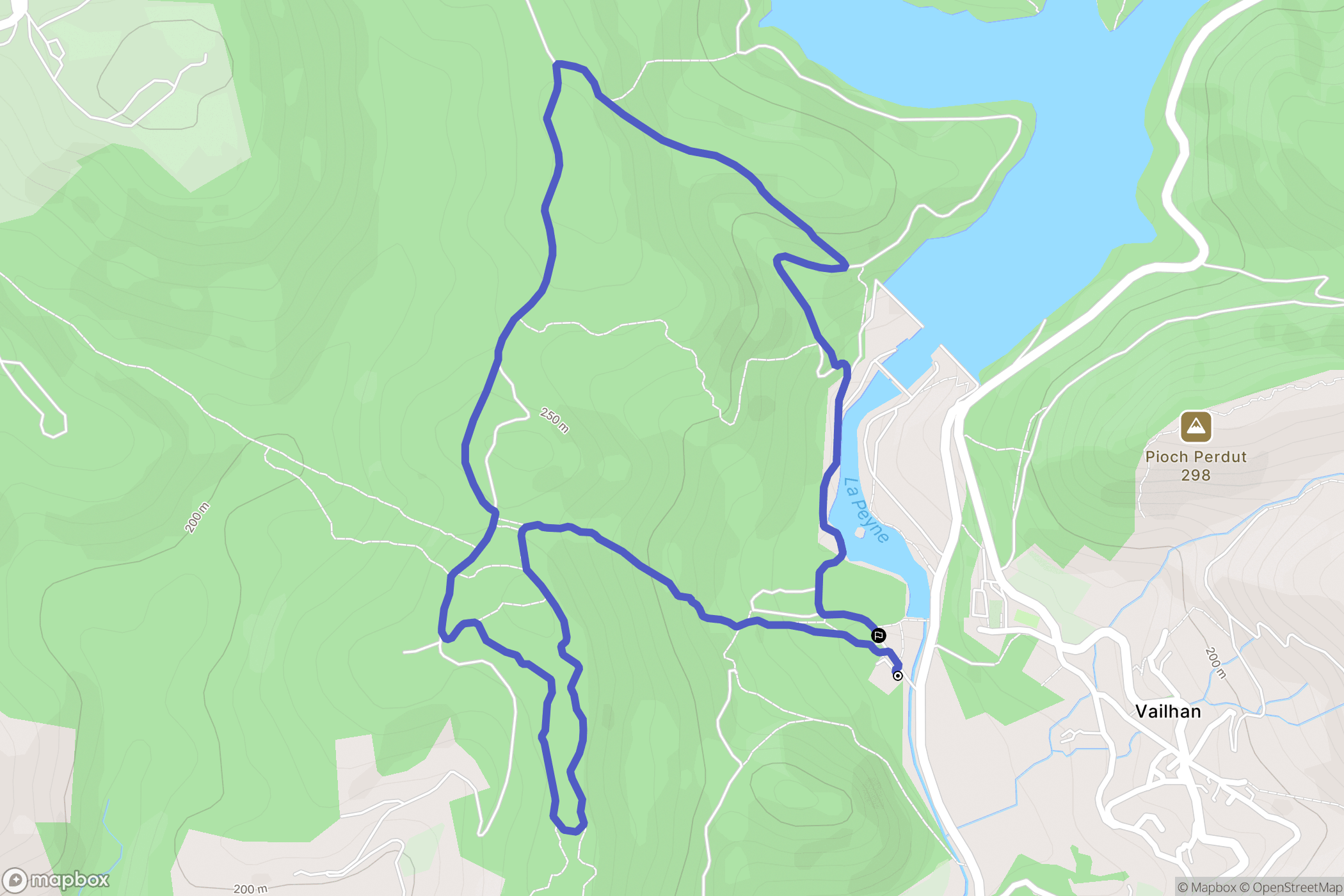Vailhan: routekaart voor buitenactiviteiten - France