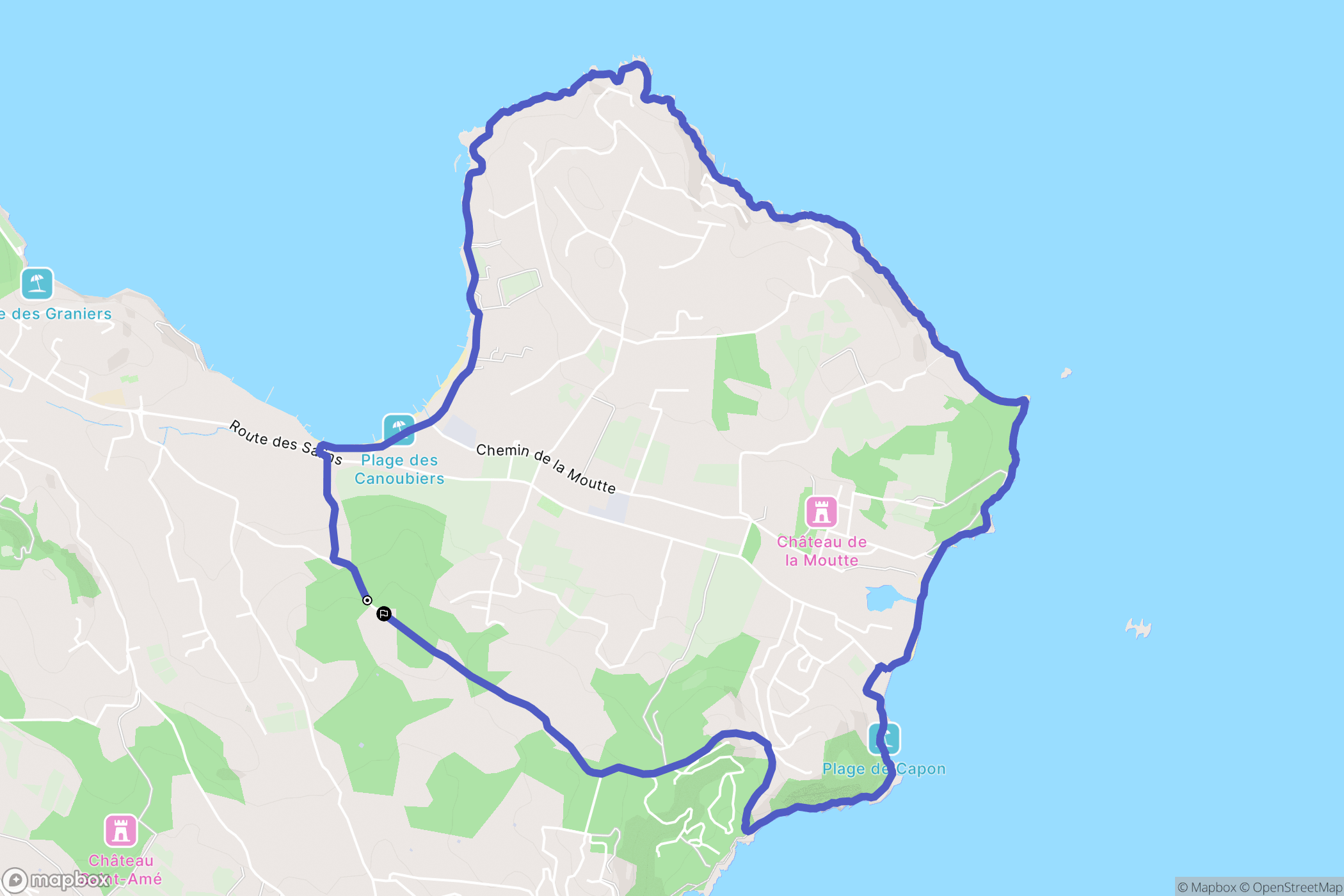 Saint-Tropez: routekaart voor buitenactiviteiten - France