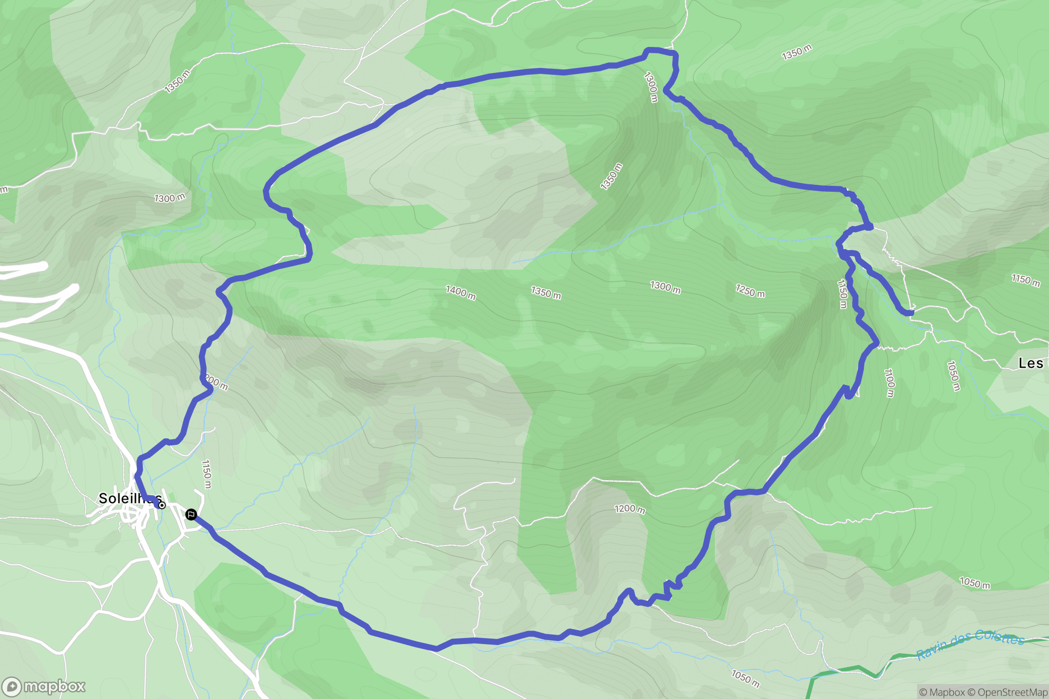 Soleilhas: routekaart voor buitenactiviteiten - France