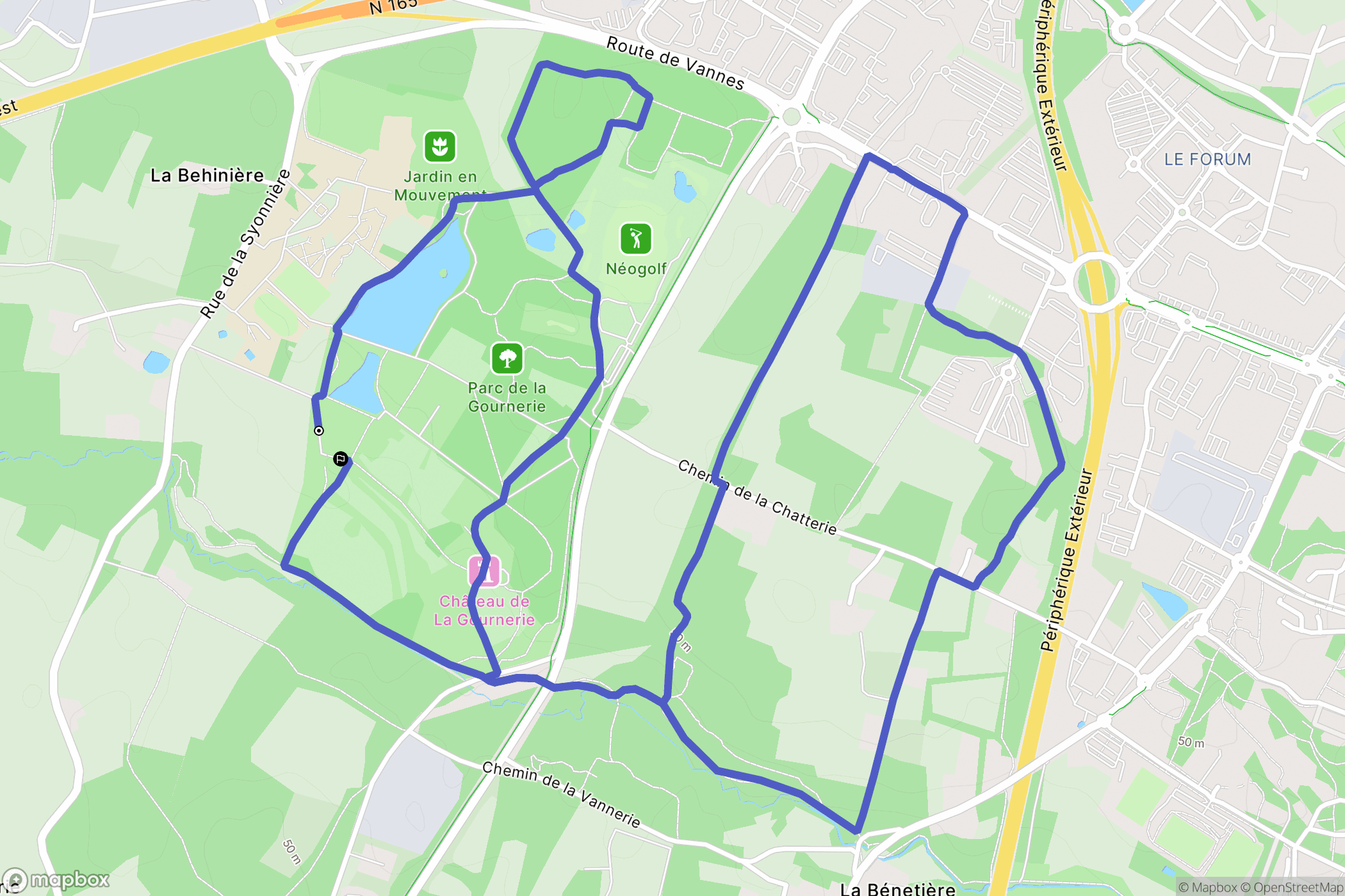 Saint-Herblain: routekaart voor buitenactiviteiten - France