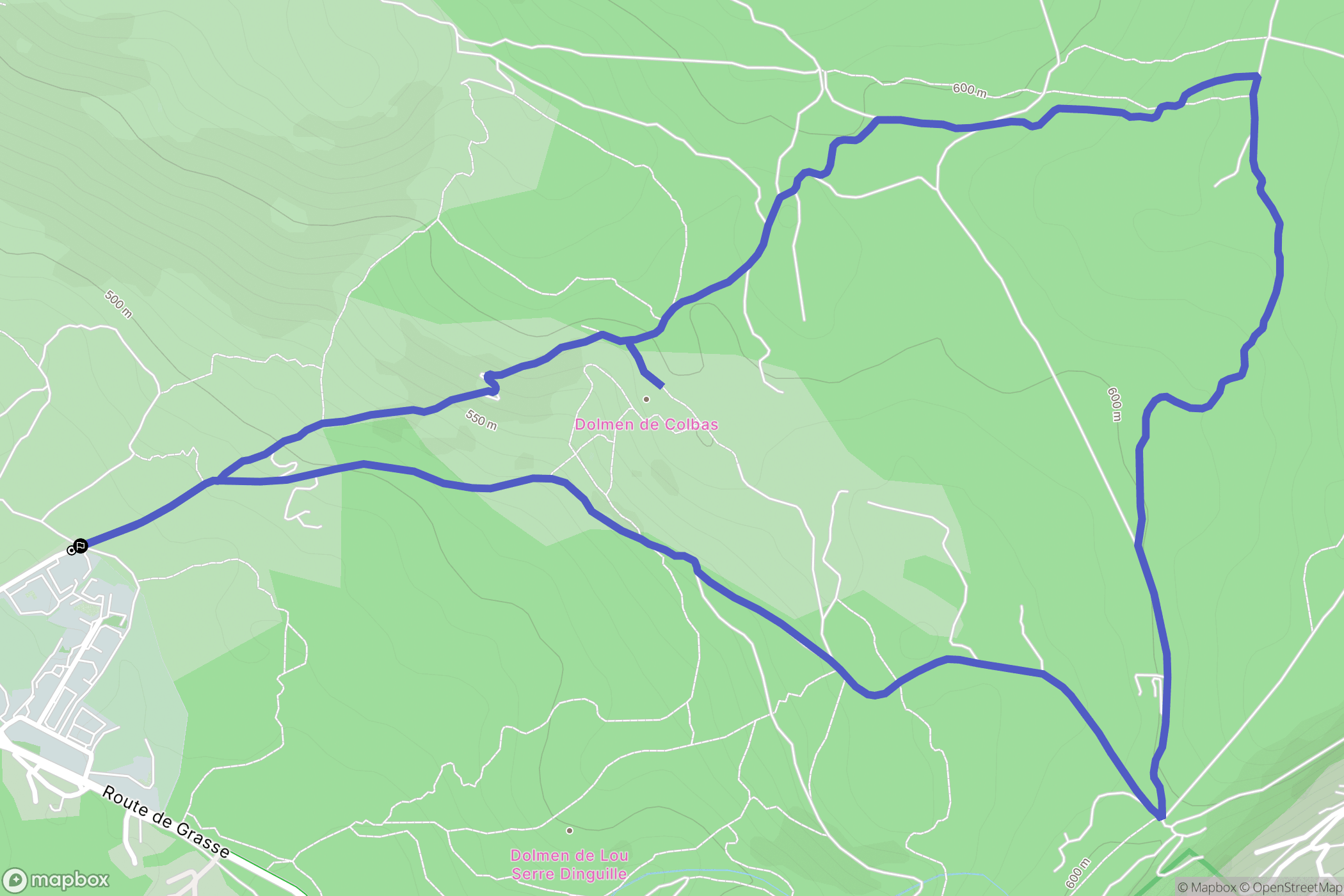 Saint-Cézaire-sur-Siagne: routekaart voor buitenactiviteiten - France