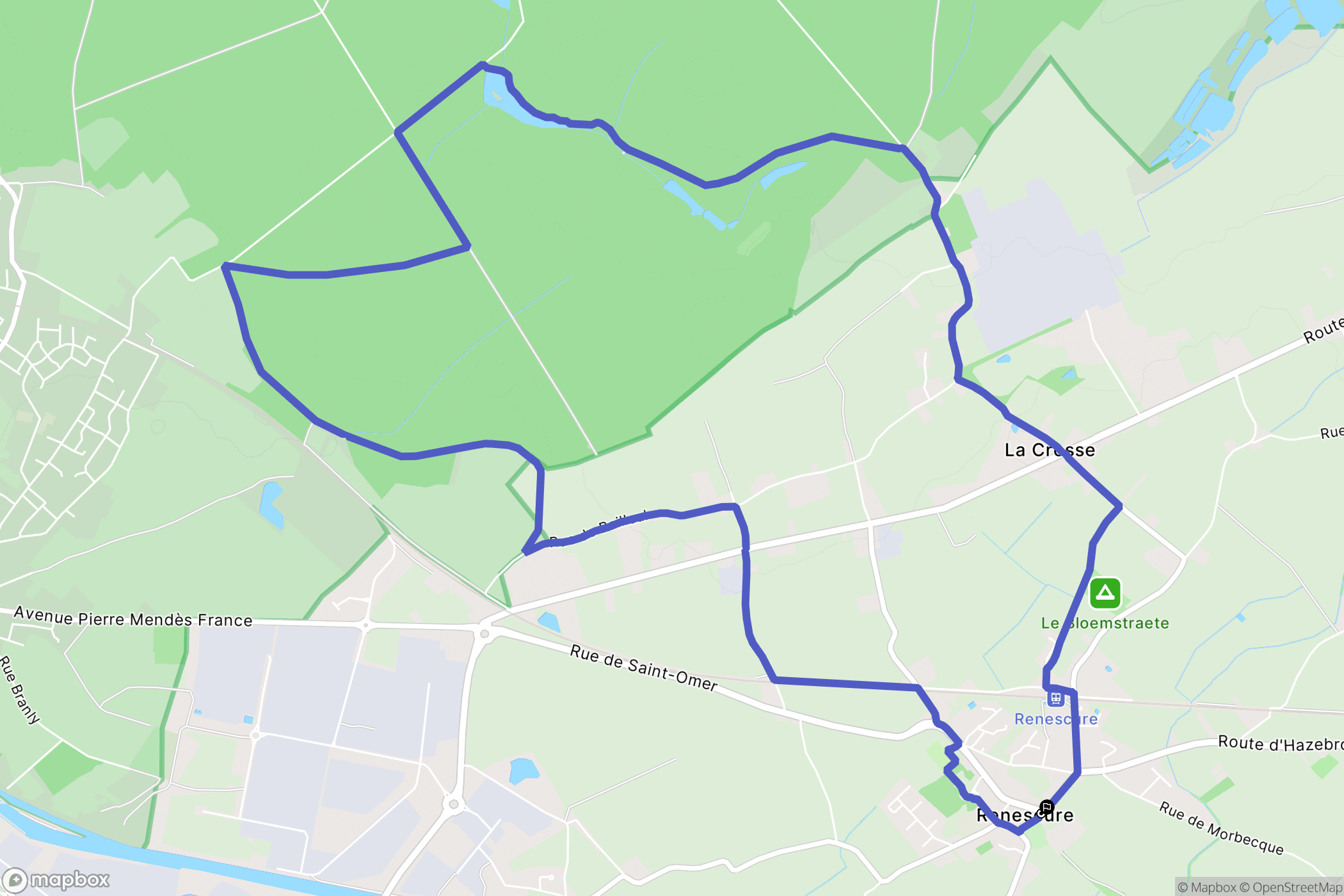 Renescure: routekaart voor buitenactiviteiten - France