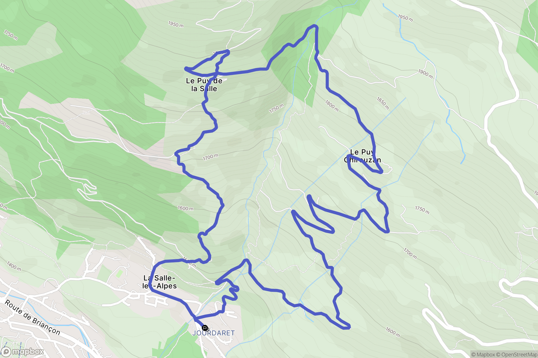 La Salle-les-Alpes: routekaart voor buitenactiviteiten - France
