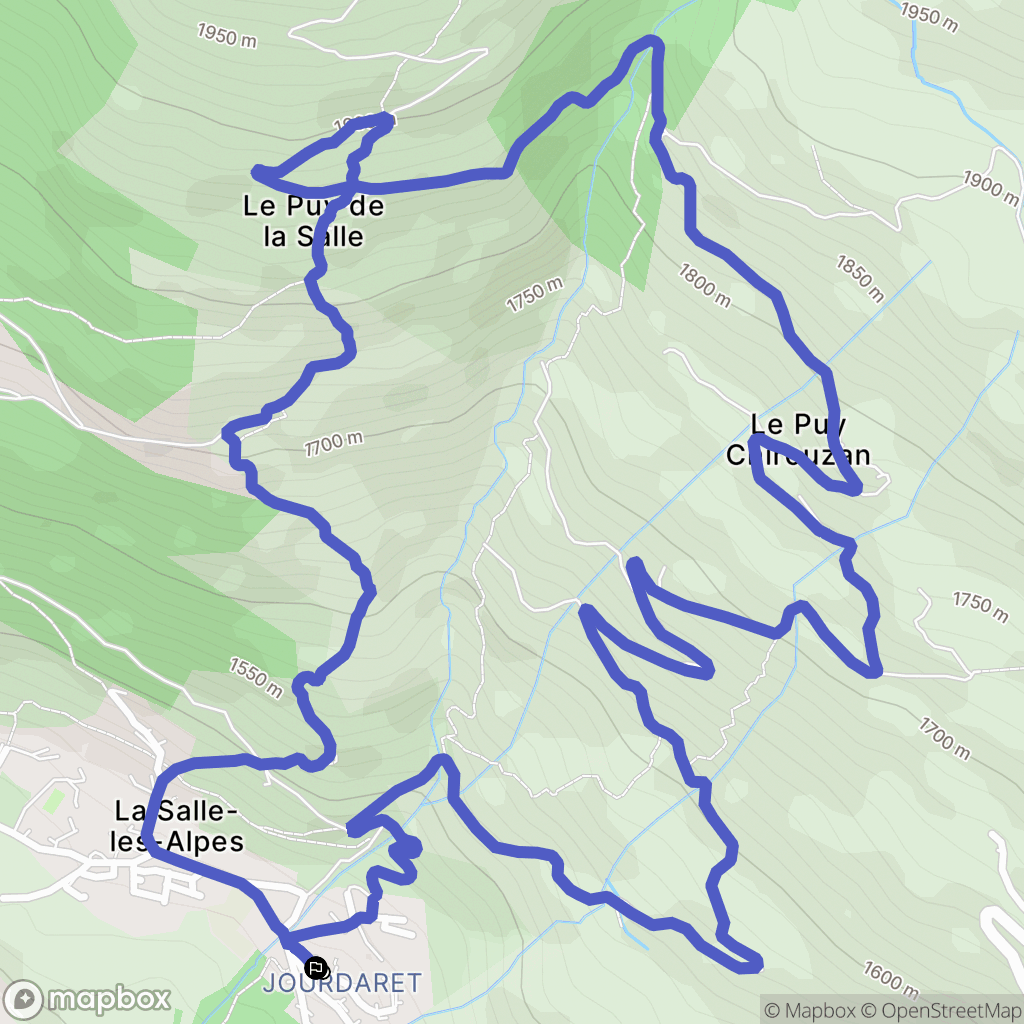 La Salle-les-Alpes: routekaart voor buitenactiviteiten - France