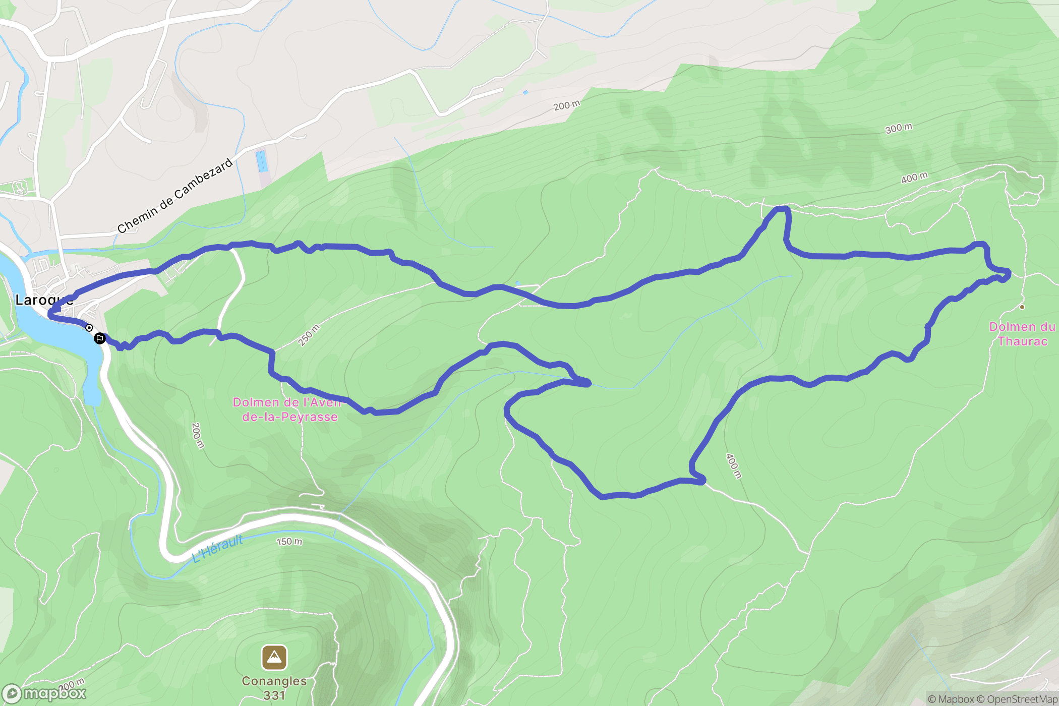 Laroque: routekaart voor buitenactiviteiten - France