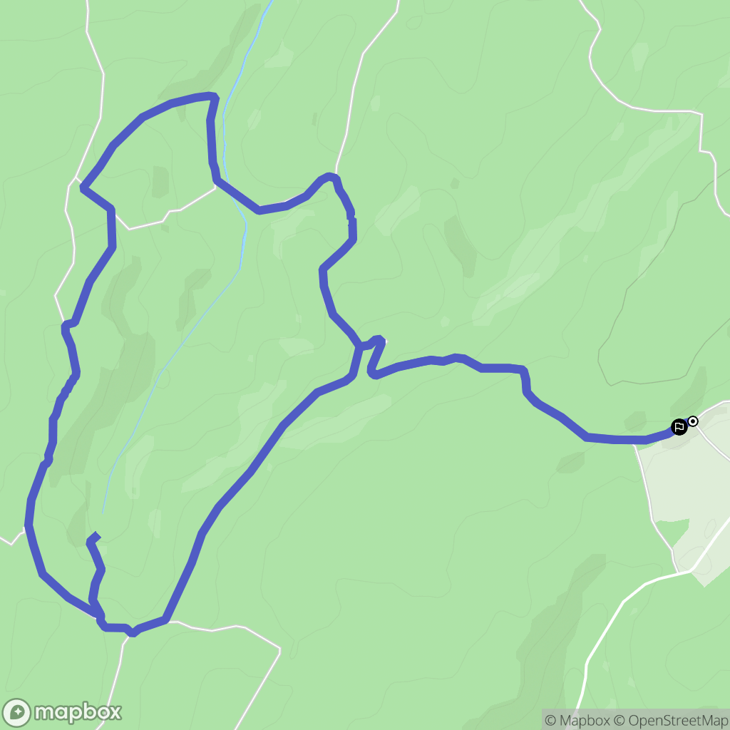 Lépanges-sur-Vologne : carte du parcours de randonnée - France