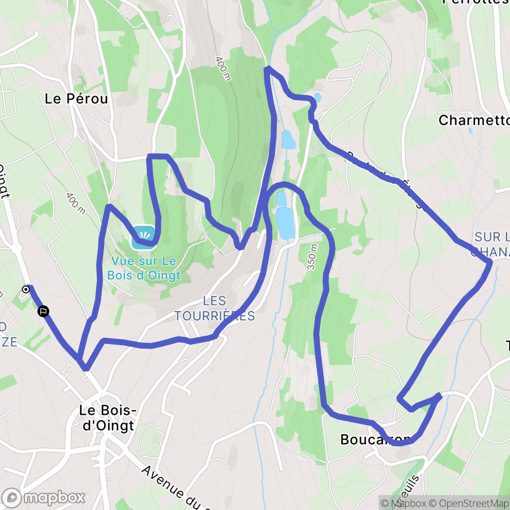 Val d'Oingt: routekaart voor buitenactiviteiten - France