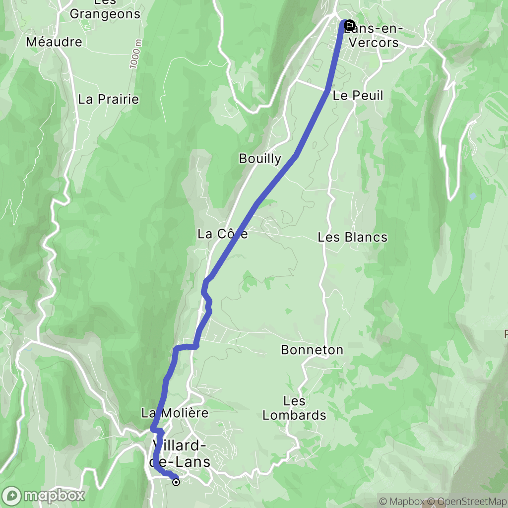 Villard-de-Lans: routekaart voor buitenactiviteiten - France