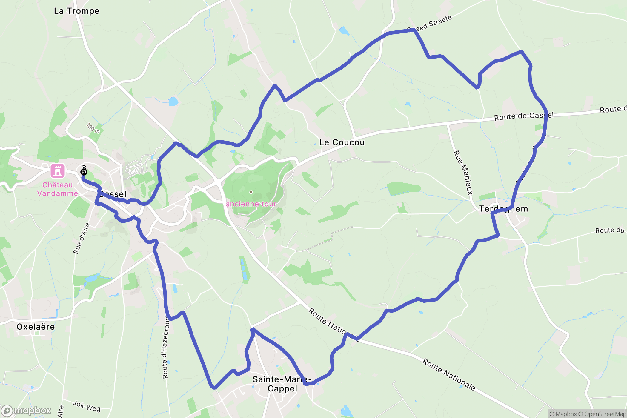 Cassel: routekaart voor buitenactiviteiten - France