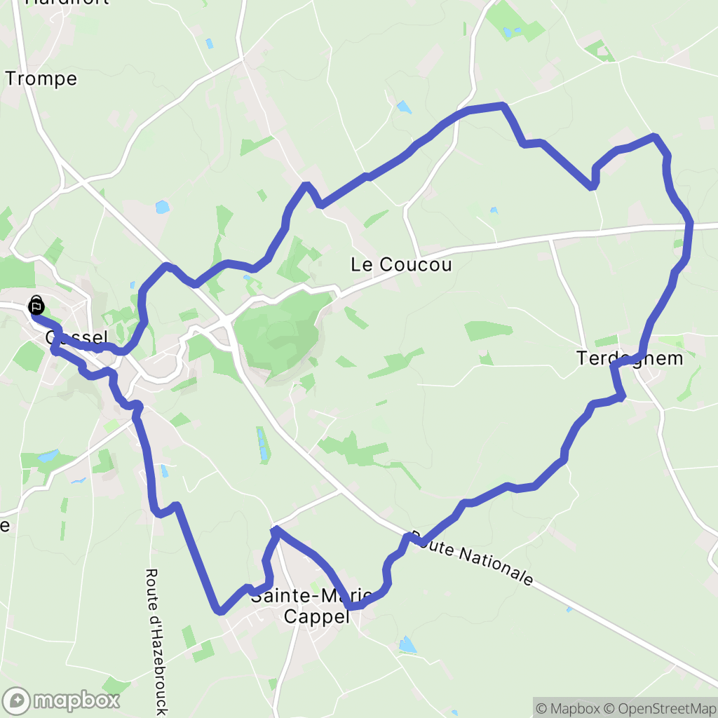 Cassel: routekaart voor buitenactiviteiten - France