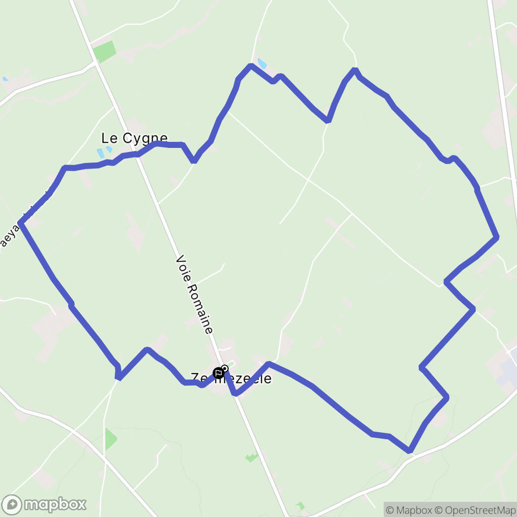 Hardifort : carte du parcours de randonnée - France