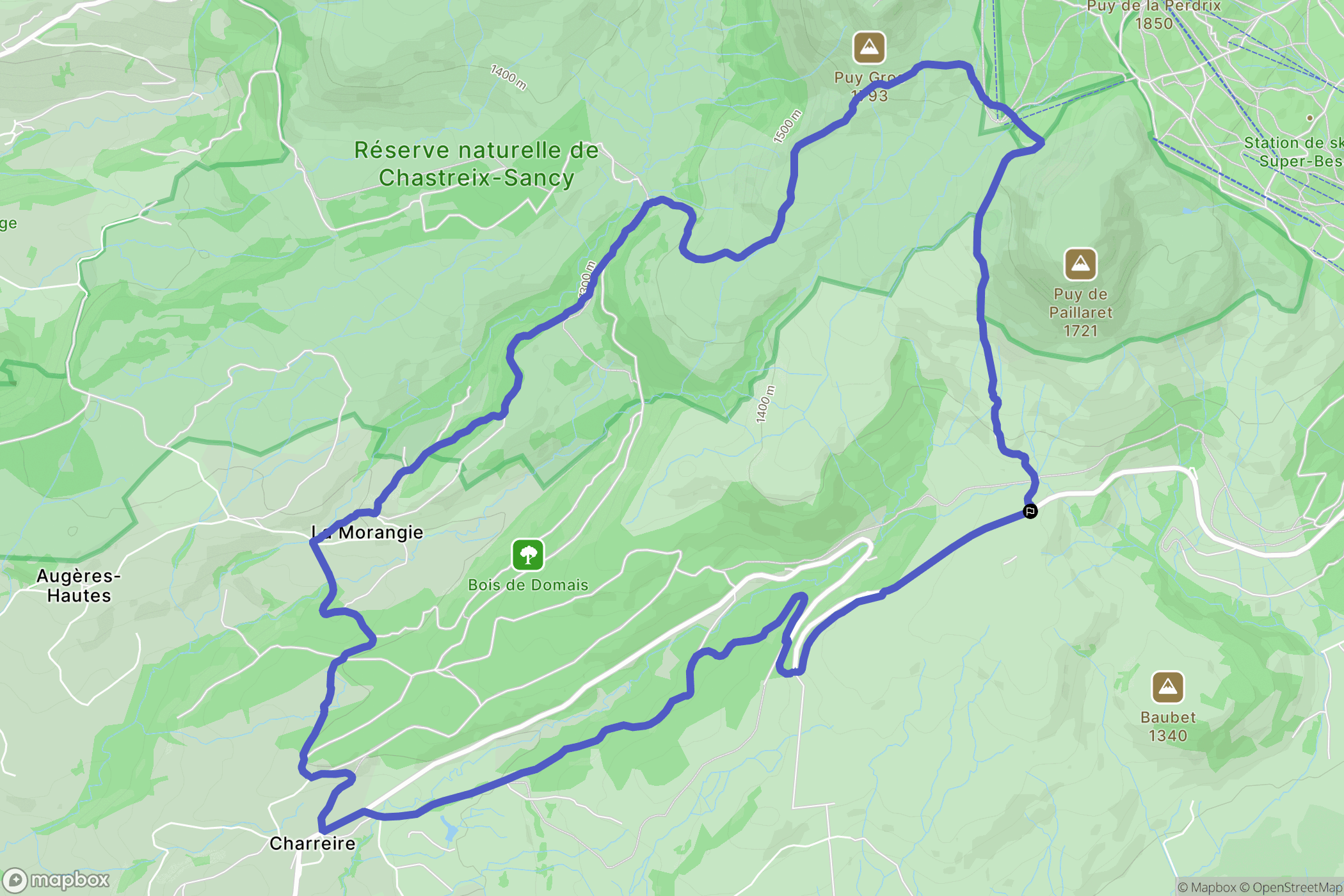 Picherande: routekaart voor buitenactiviteiten - France
