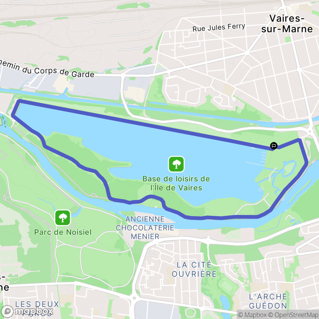 Vaires-sur-Marne: routekaart voor buitenactiviteiten - France