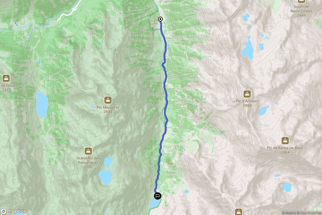 Cauterets: routekaart voor buitenactiviteiten - France