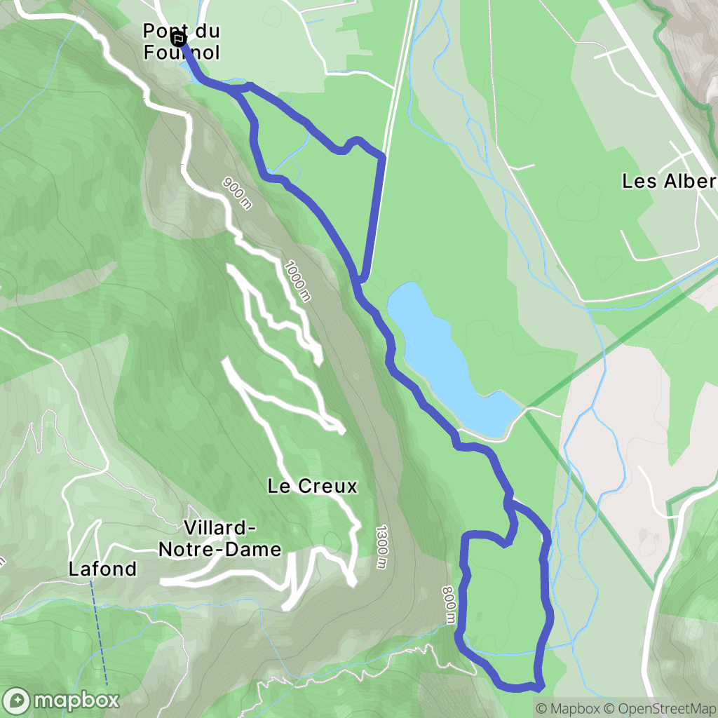 Le Bourg-d'Oisans: routekaart voor buitenactiviteiten - France