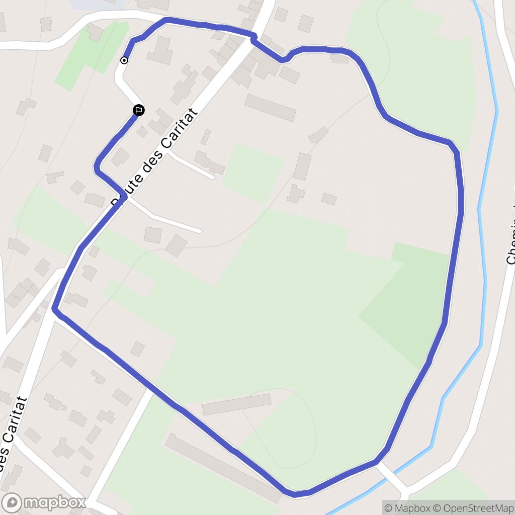 Condorcet : carte du parcours de randonnée - France