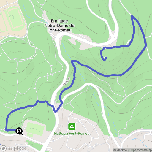 Font-Romeu-Odeillo-Via: routekaart voor buitenactiviteiten - France