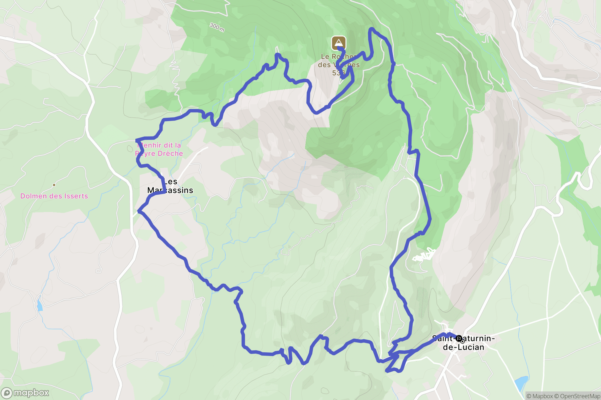 Saint-Saturnin-de-Lucian: routekaart voor buitenactiviteiten - France