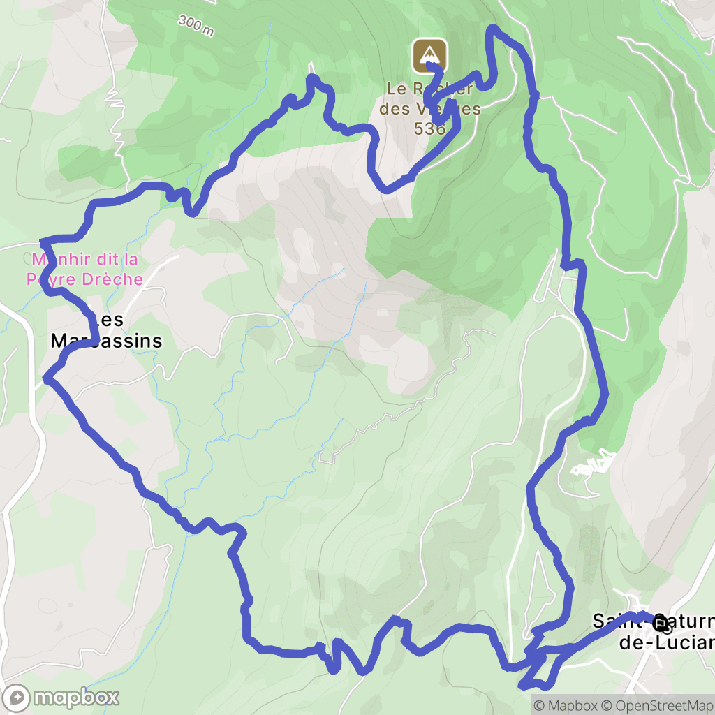 Saint-Saturnin-de-Lucian: routekaart voor buitenactiviteiten - France