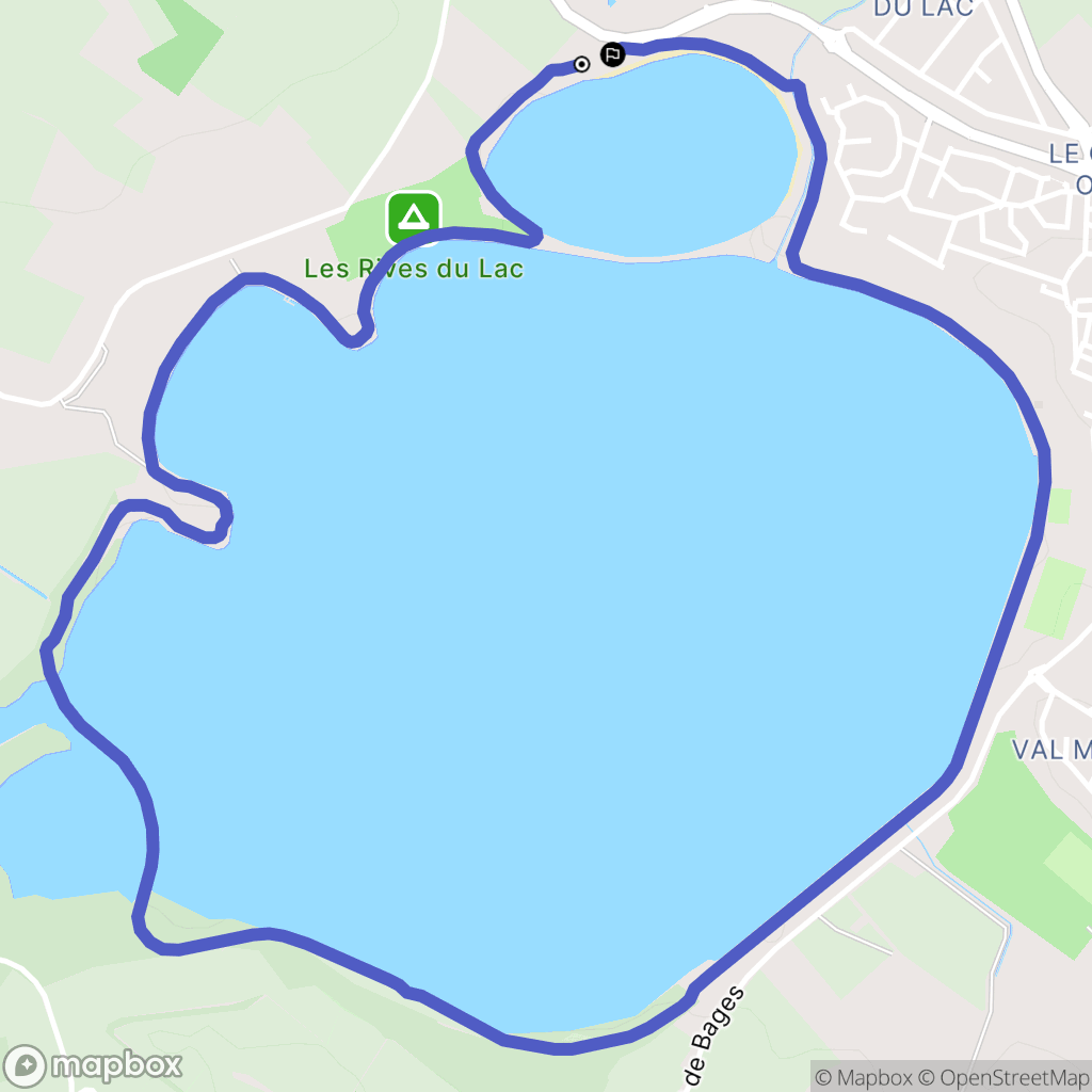 Villeneuve -de-la-Raho : carte du parcours de randonnée - France