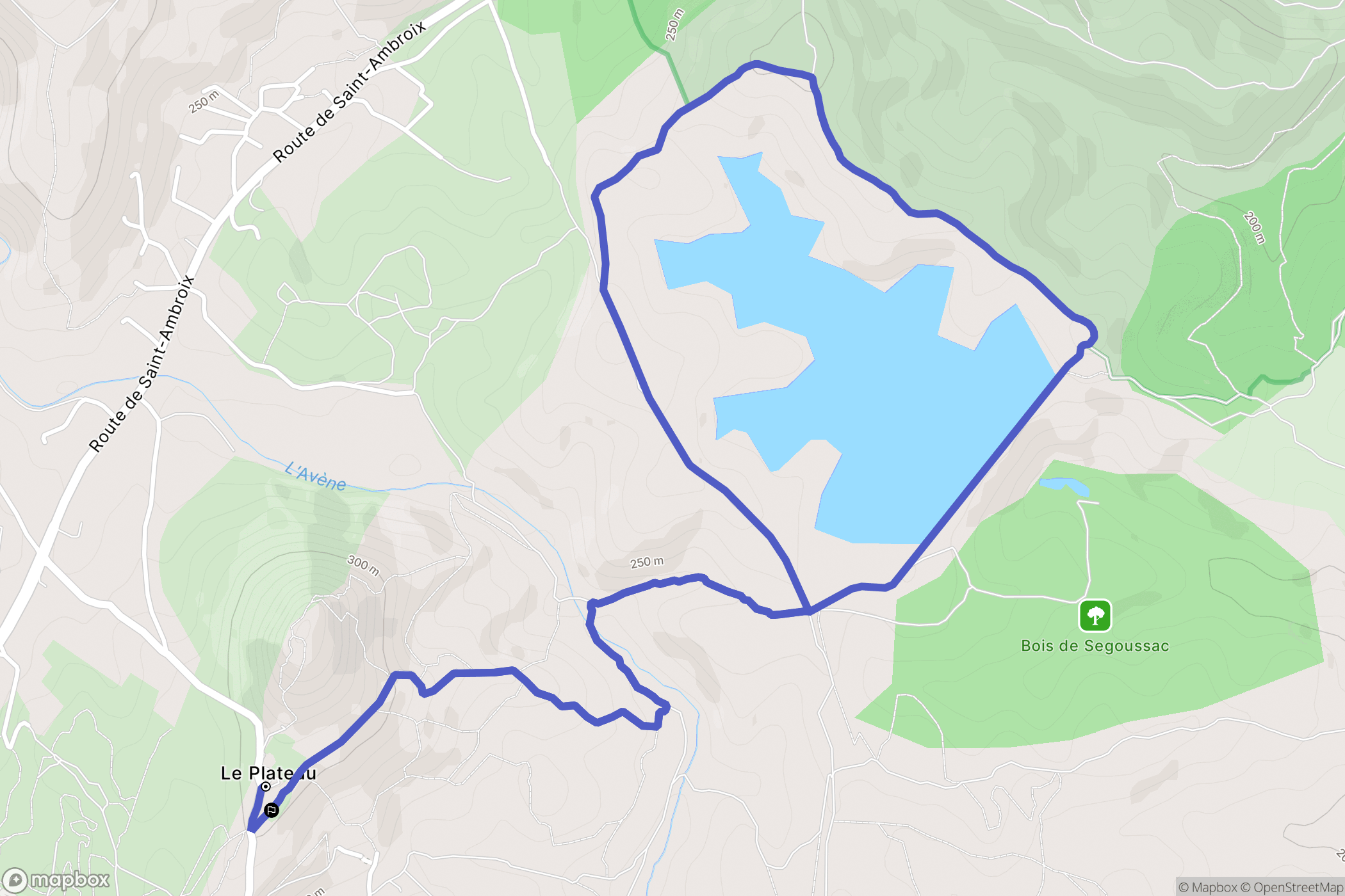Rousson: routekaart voor buitenactiviteiten - France