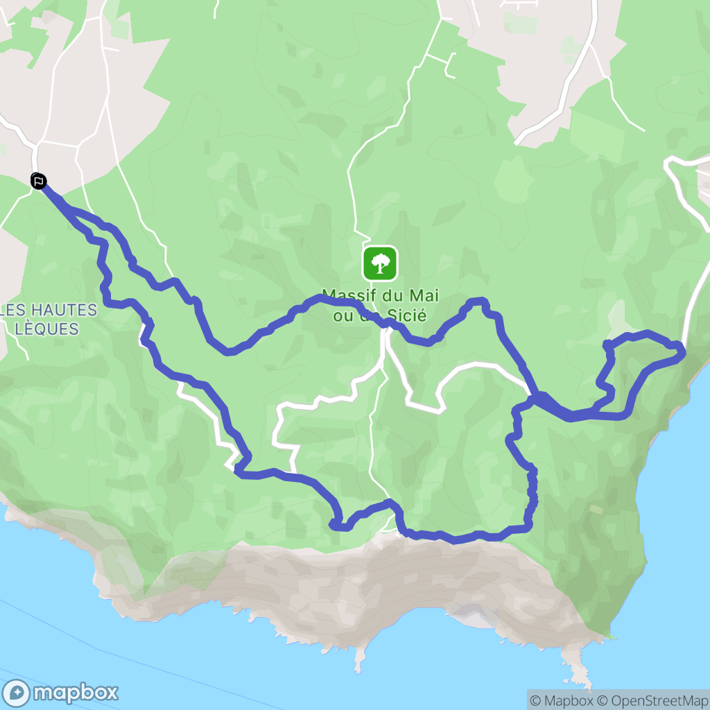 Six-Fours-les-Plages: routekaart voor buitenactiviteiten - France