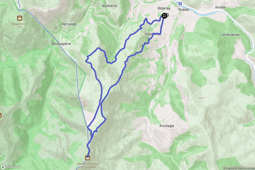 Bidarray: routekaart voor buitenactiviteiten - France