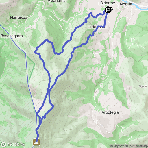 Bidarray: routekaart voor buitenactiviteiten - France