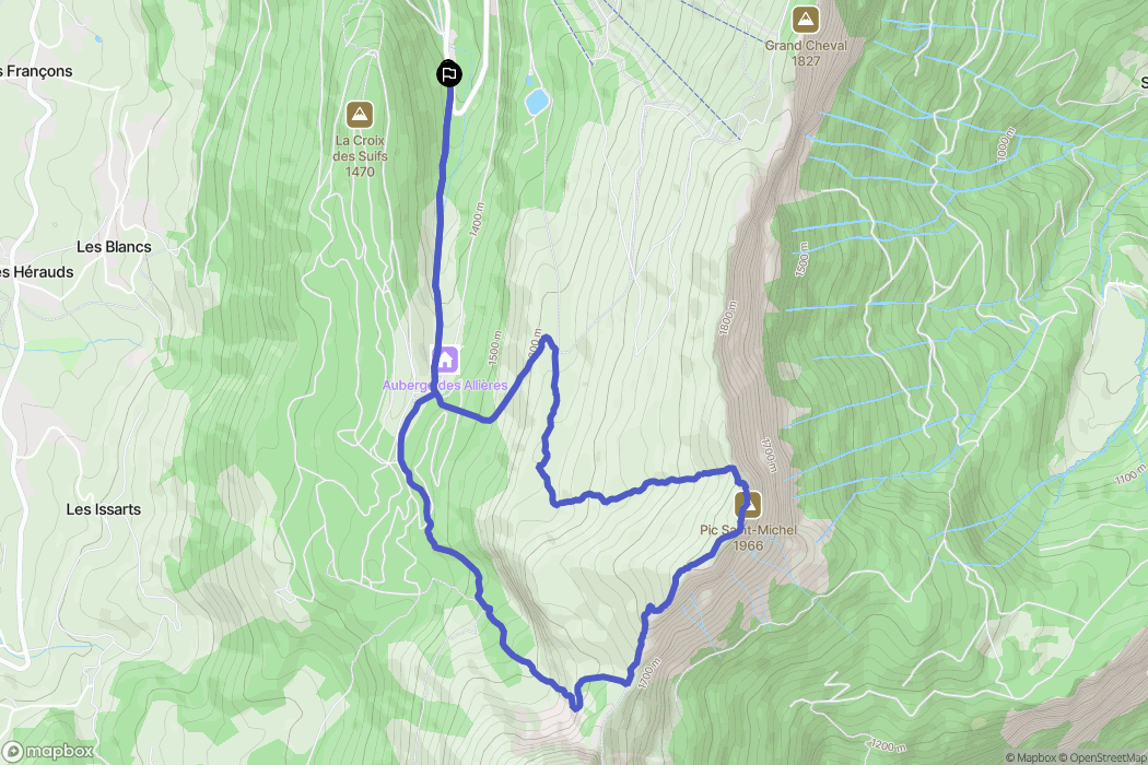 Lans-en-Vercors: routekaart voor buitenactiviteiten - France